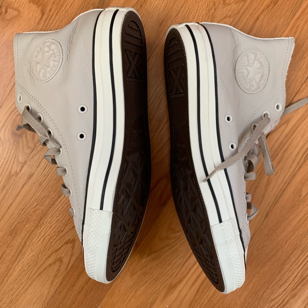 Grey Converse High tops Size 10